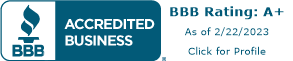 BBB seal A+ rating